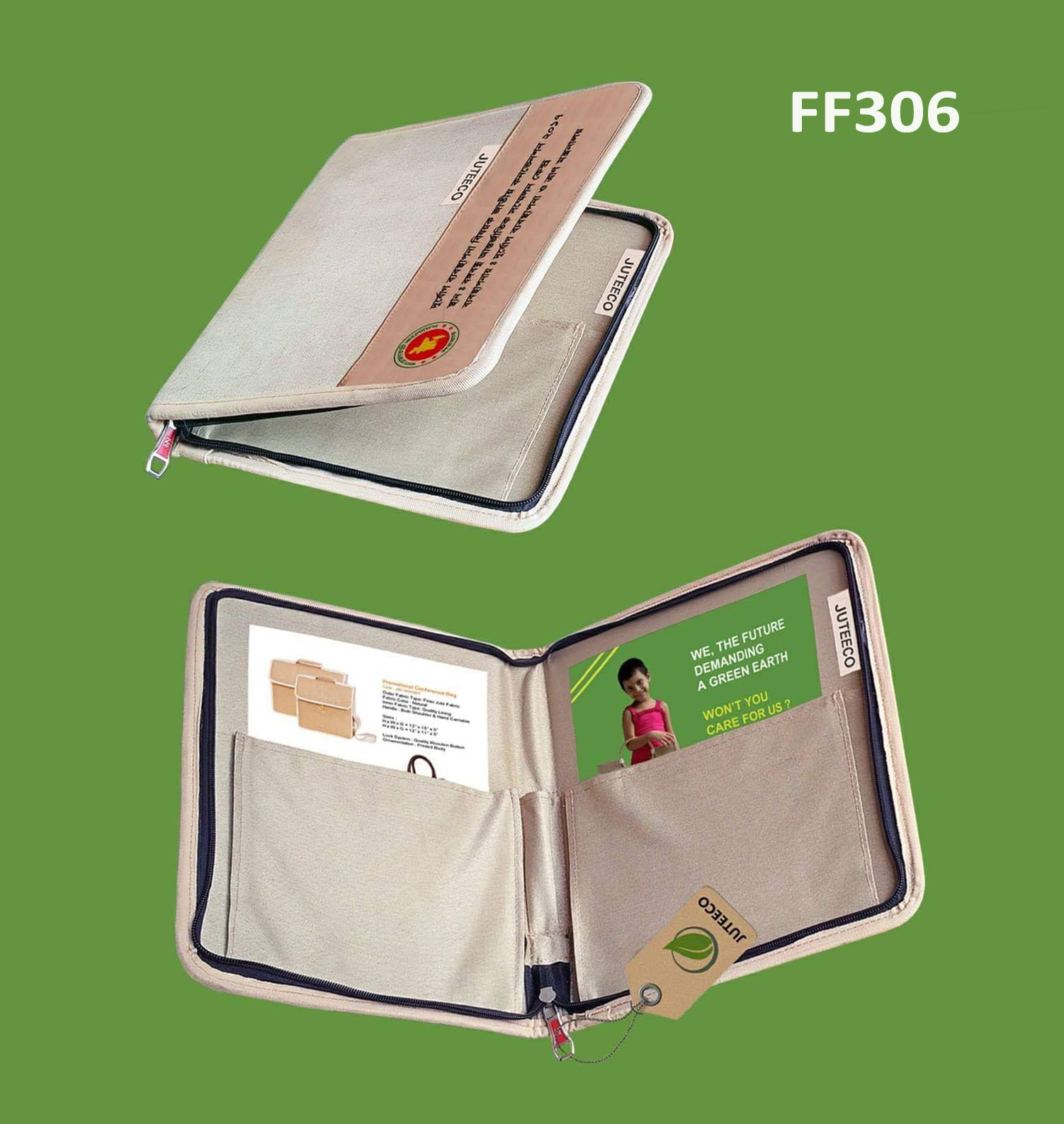 Jute File Folder by JUTEECO FF306