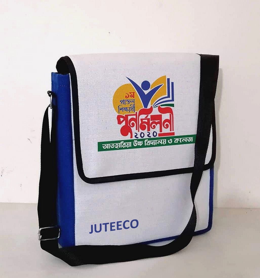 Jute Messenger Bag MB405 by JUTEECO
