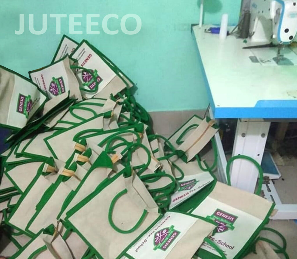 JUTEECO Shopping Bag - SB109 Production.