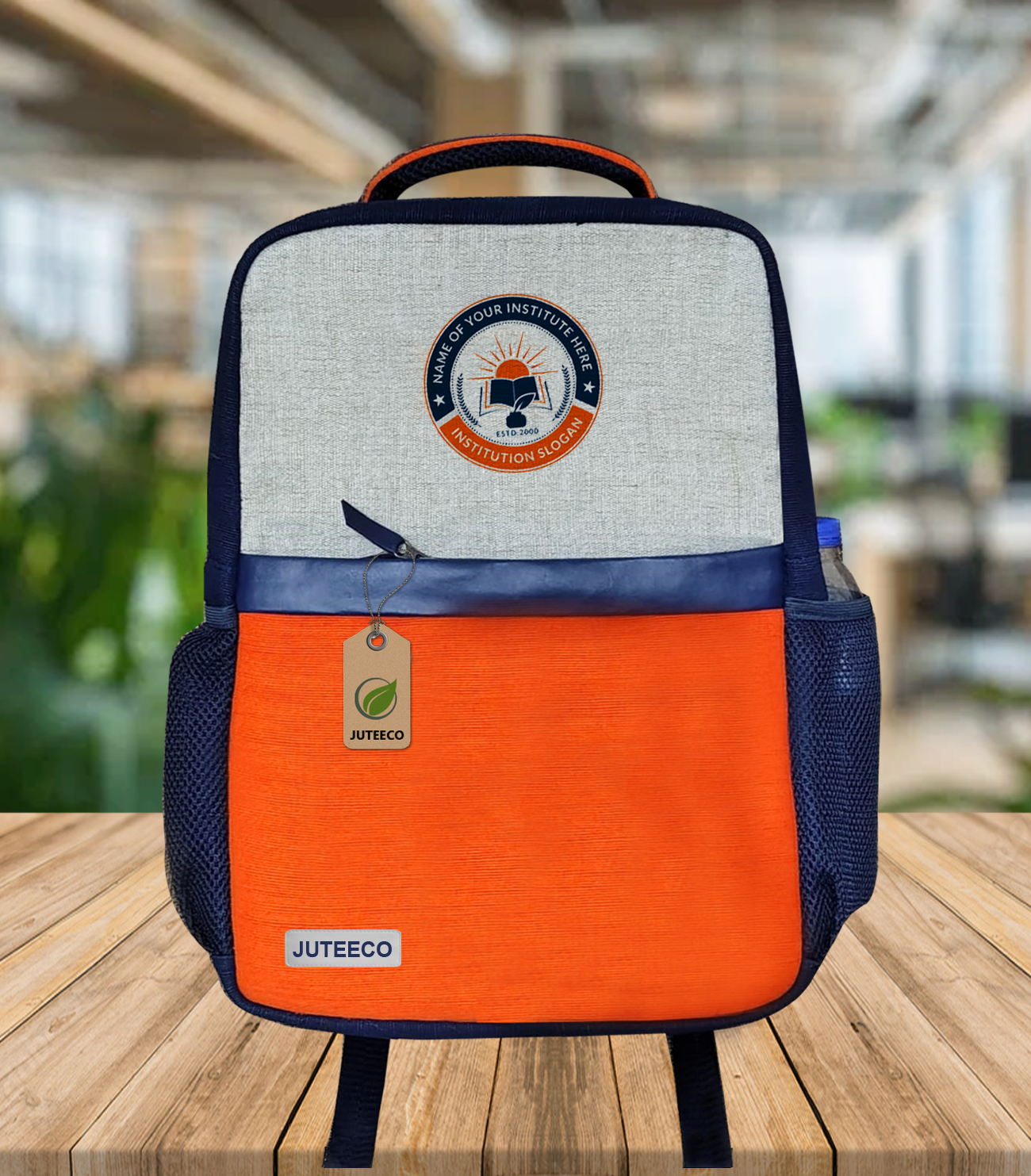 Jute Backpack BP525B by JUTEECO