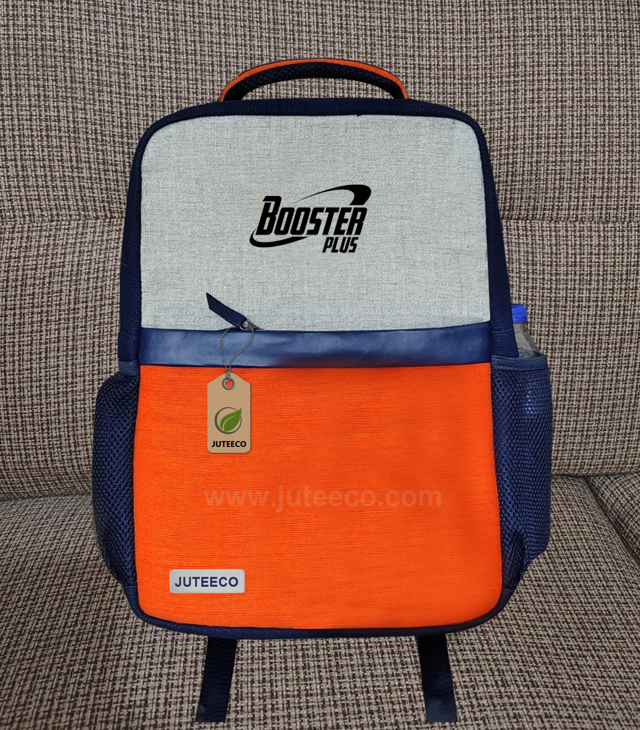 Jute Backpack School Bag by JUTEECO BD525A3
