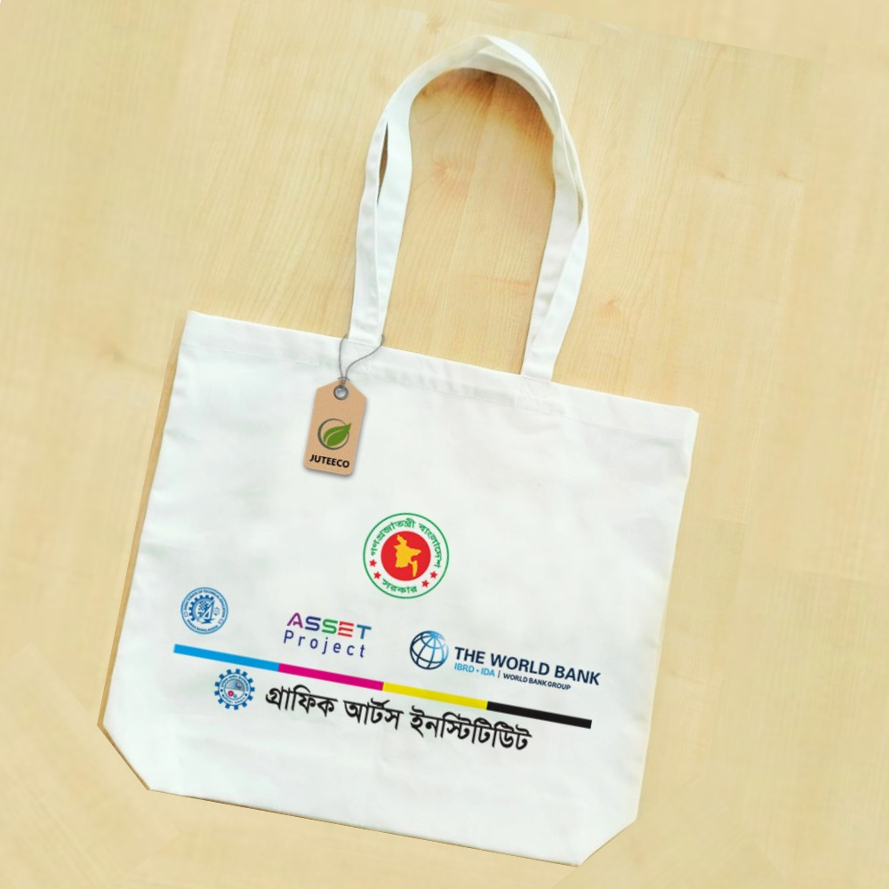 Cotton Tote Bag TB603B by JUTEECO