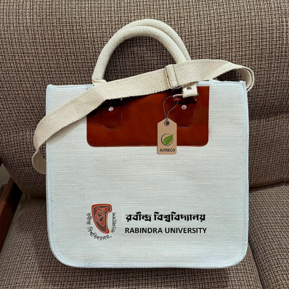 Jute Messenger Bag MB412 by JUTEECO