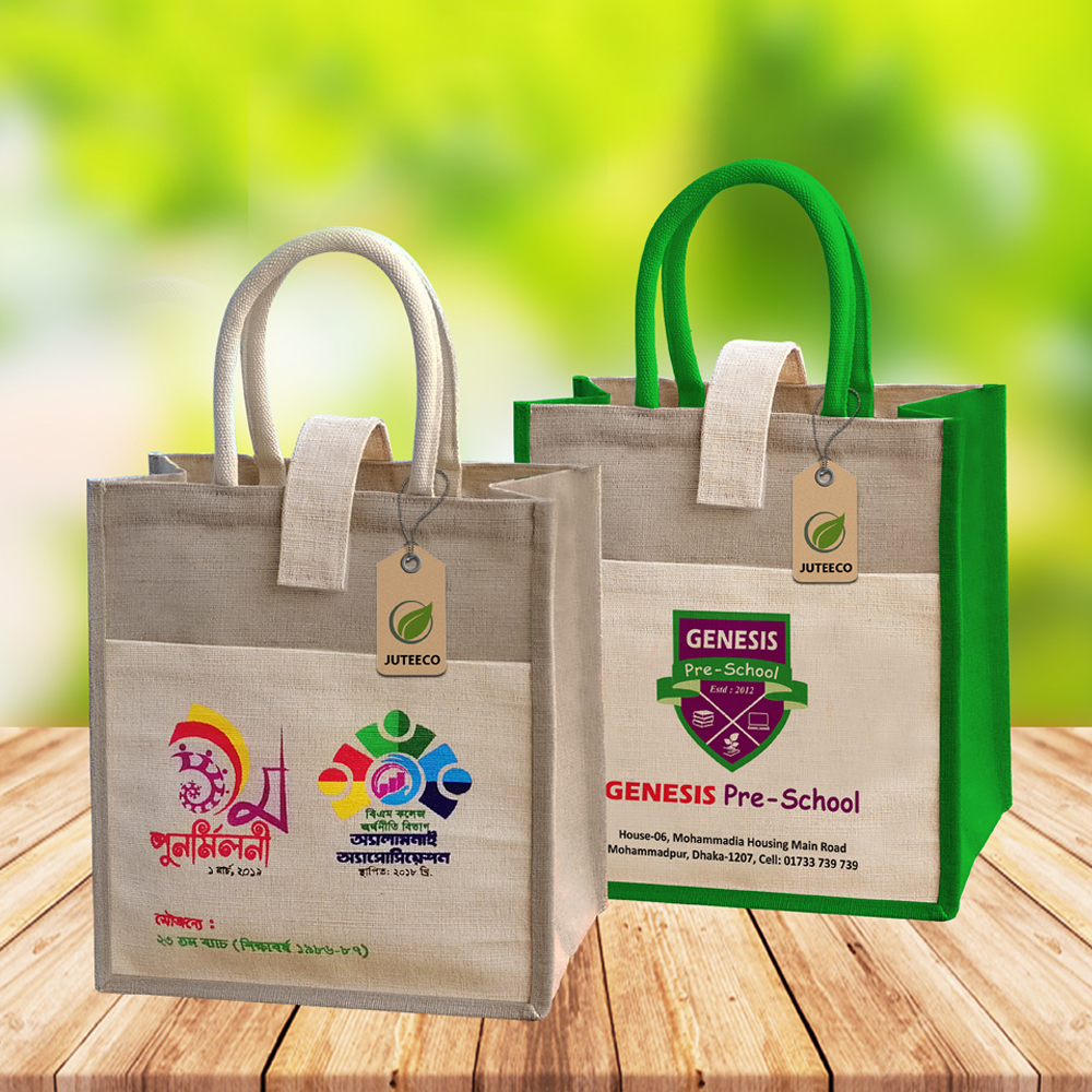 Jute Shopping Bag SB106C by JUTEECO