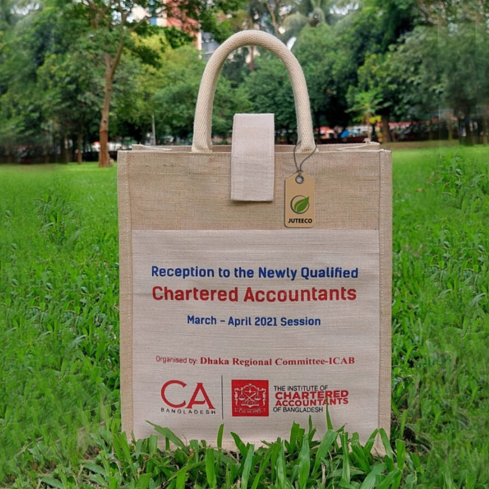 Jute Shopping Bag SB106F by JUTEECO